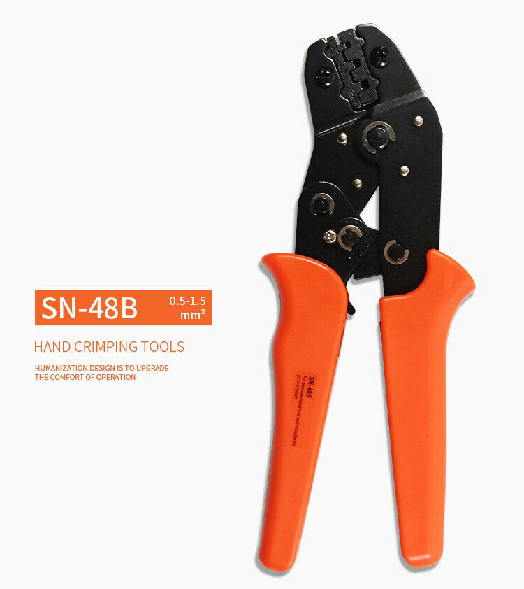 SN-48B Ratcheting Wire Crimping Plier Tool Insulted Terminals Connectors Crimper