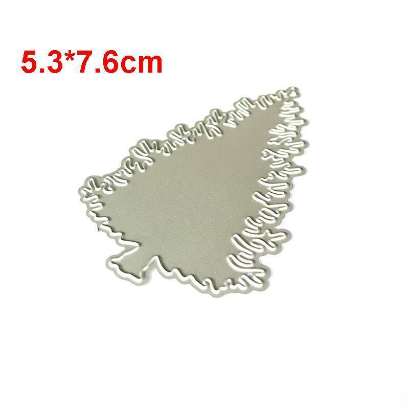 Xmas Tree Metal Cutting Dies for DIY Scrapbook Album Paper Card Making De.l8