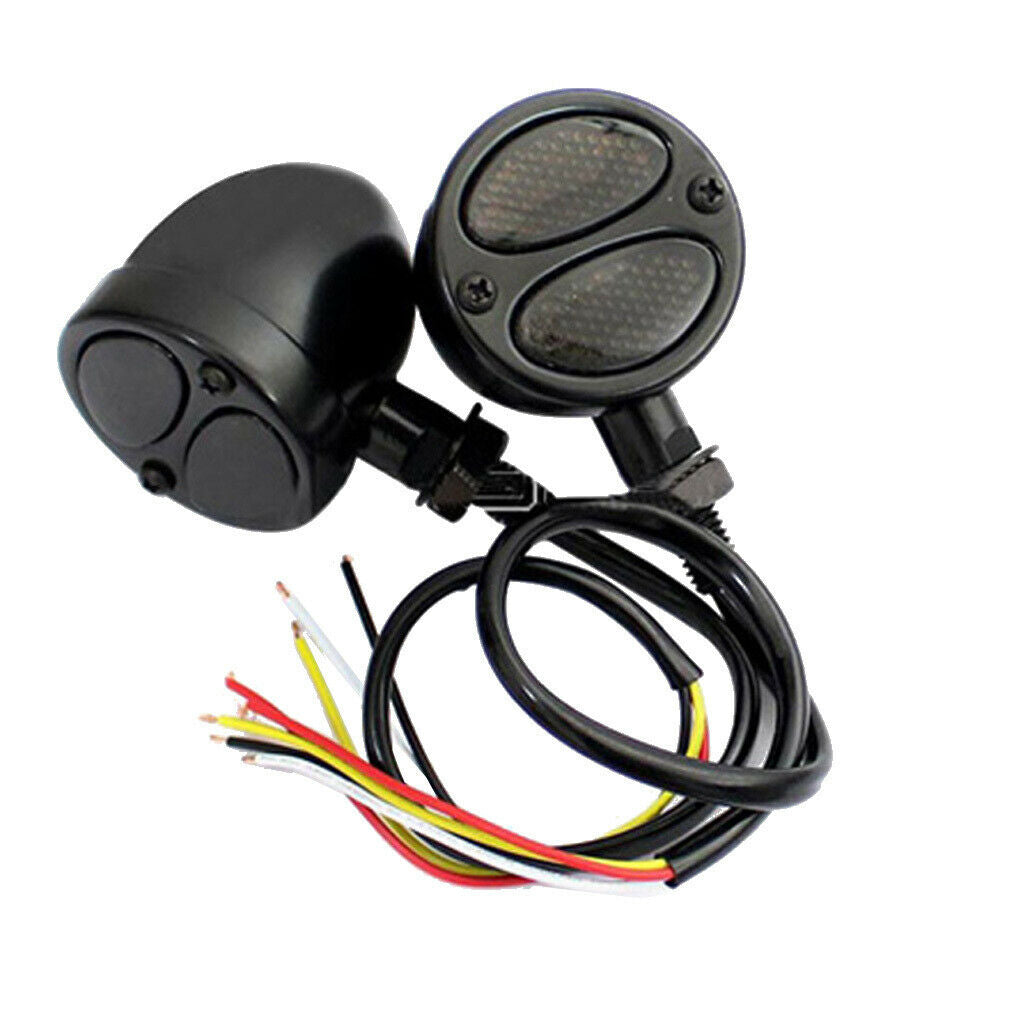 Pair of Universal Motorcycle Turn Signals Indicator Turning Lights