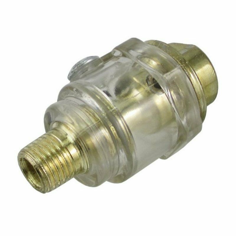 In-Line 1/4" Air Compressor Tool Mini Oiler Lubricator In line Oil Lubricat Qx