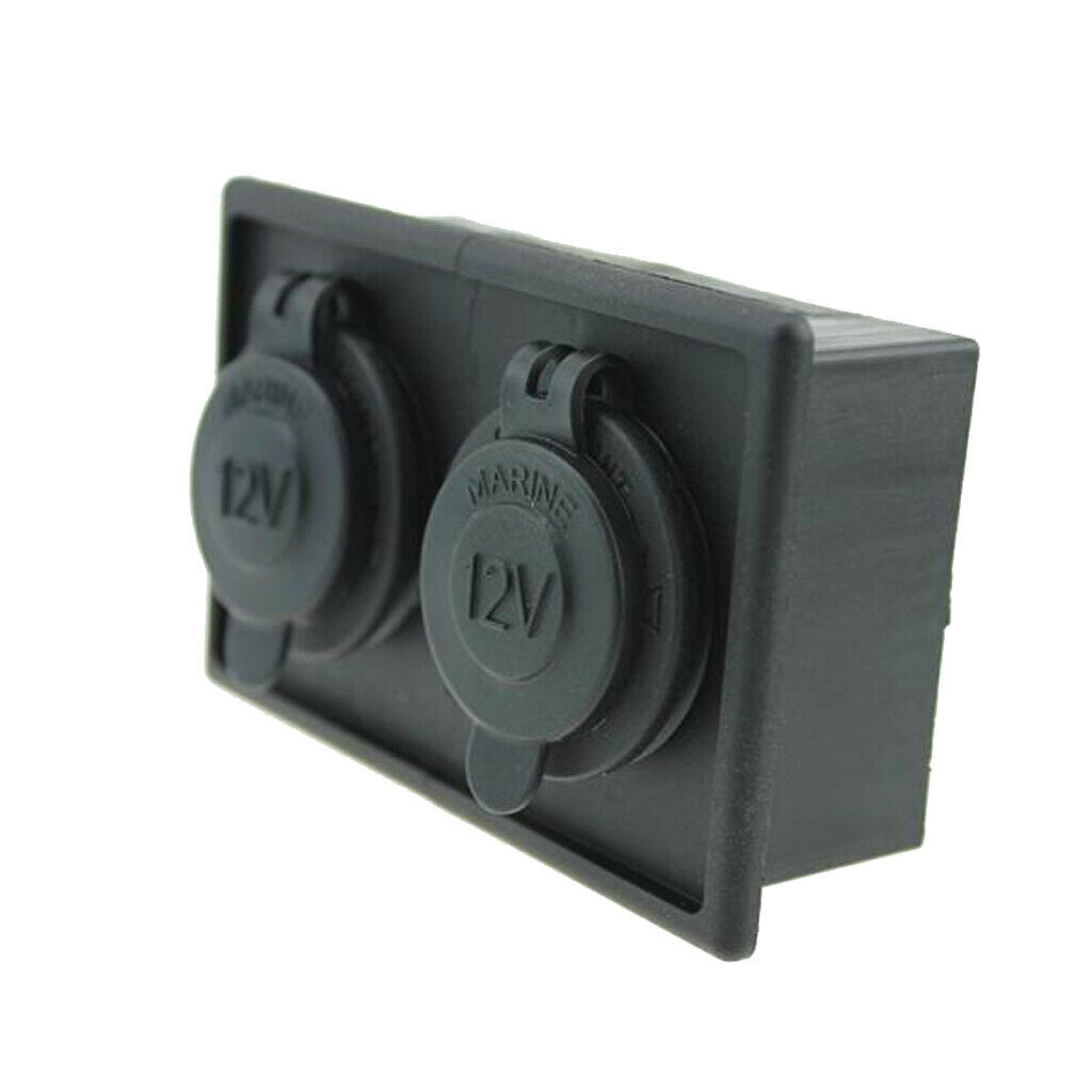 12v 24v Power Outlet With Housing Support For Marina Moto Rv Boat