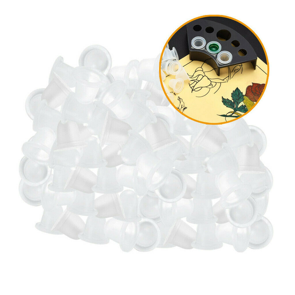 100pcs Tattoo Ink   Cup Permanent Makeup Pigment Accessories Holder