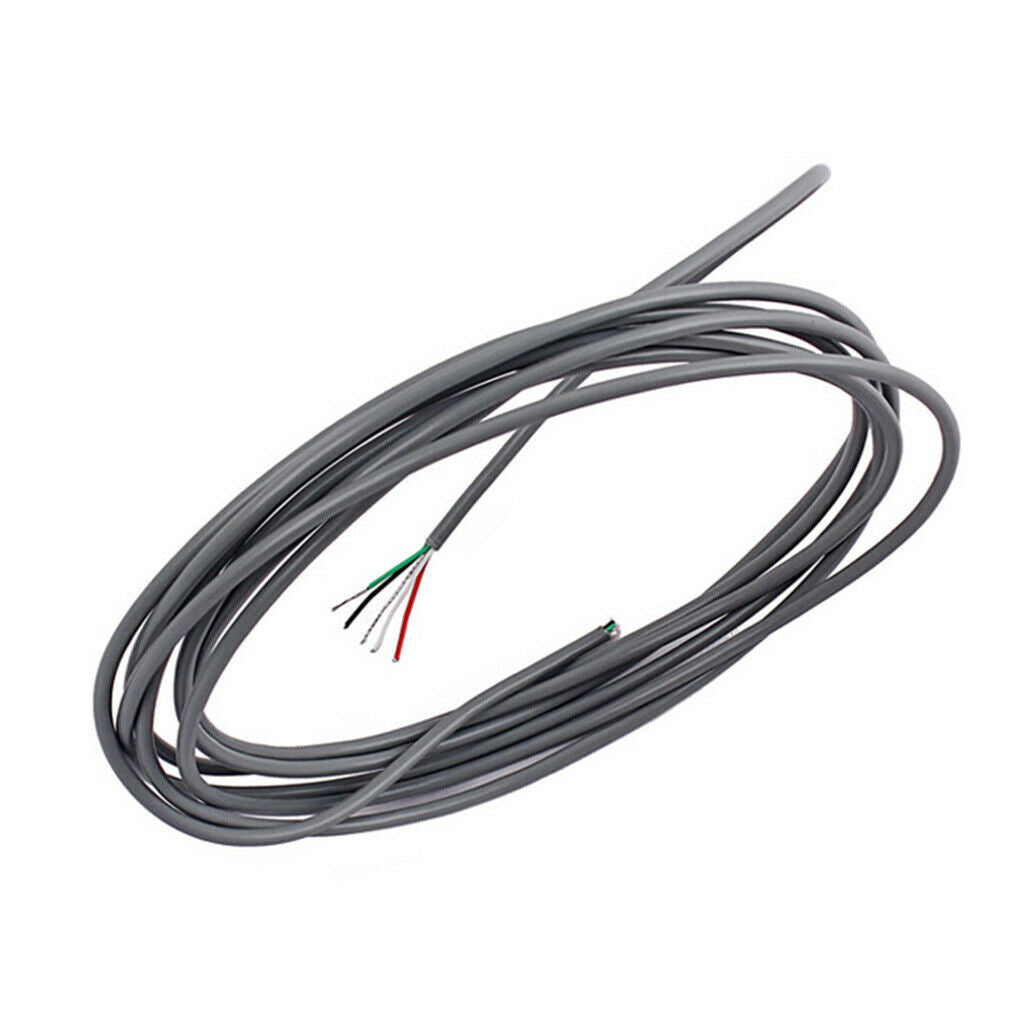 Shielded 5-Conductor Guitar Circuit Wire hookup wiring 10-Foot 26 AWG ,Black