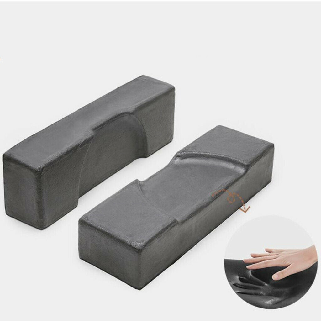 Black Comfortable Chair Armrest Pads Soft Anti-Slip Bottom Gaming Chair