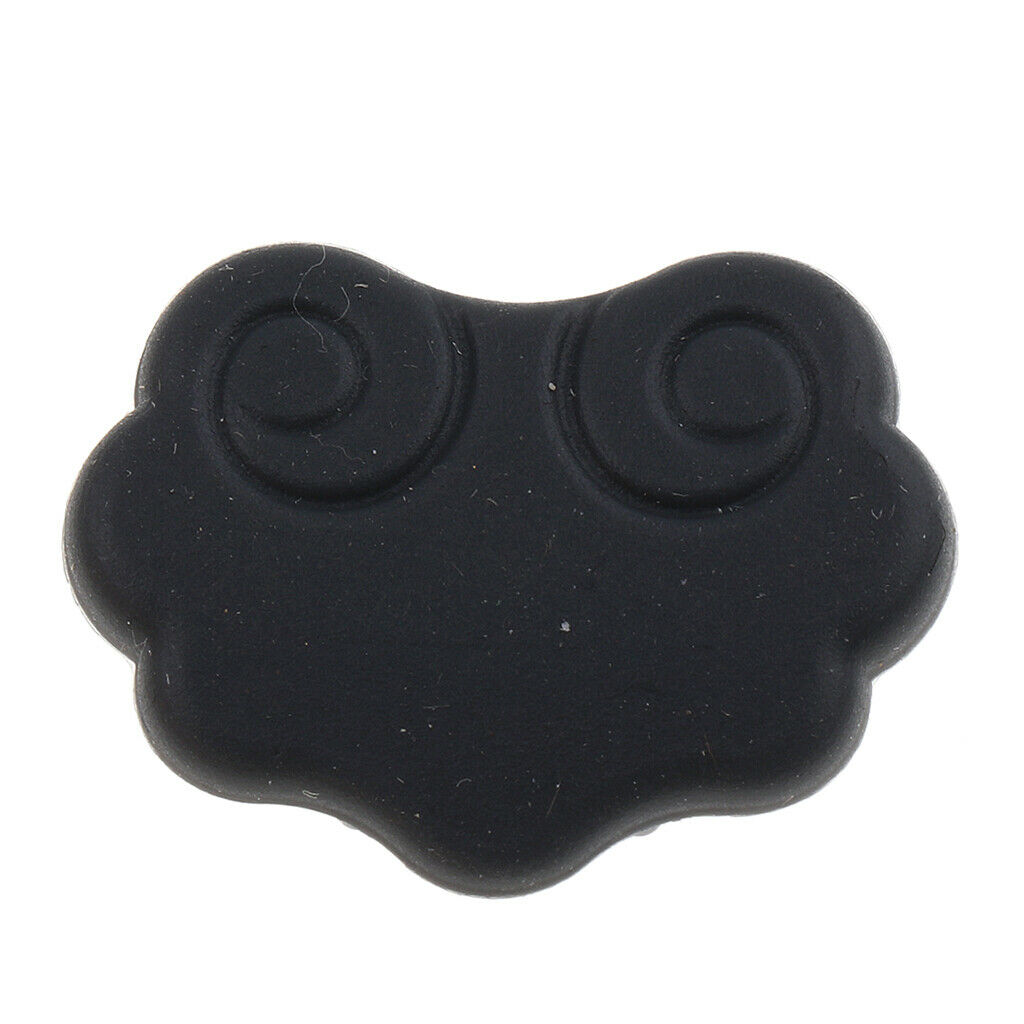 2 Pieces Chinese Erhu Noise Reducer Pad Sound Filter Filencer Pads Black
