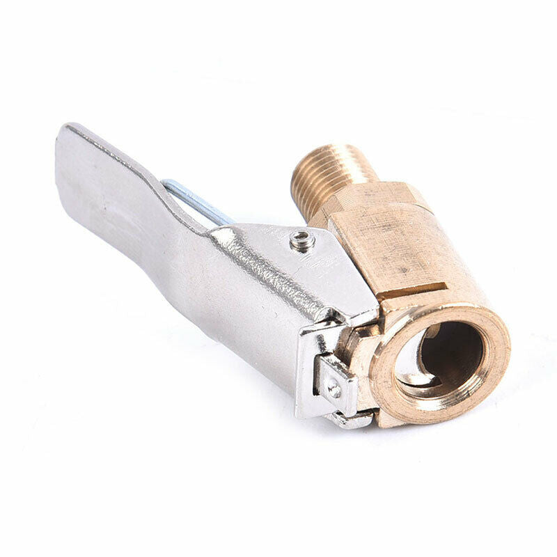 Car 8mm Tyre Wheel Tire Air Chuck Inflator Pump Valve Clip Clamp Connecto.l8