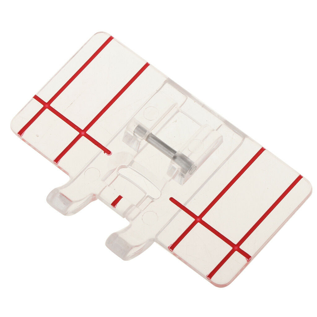 1pc Plastic Foot Presser Border Guide Foot Sewing Machine Parallel Stitch