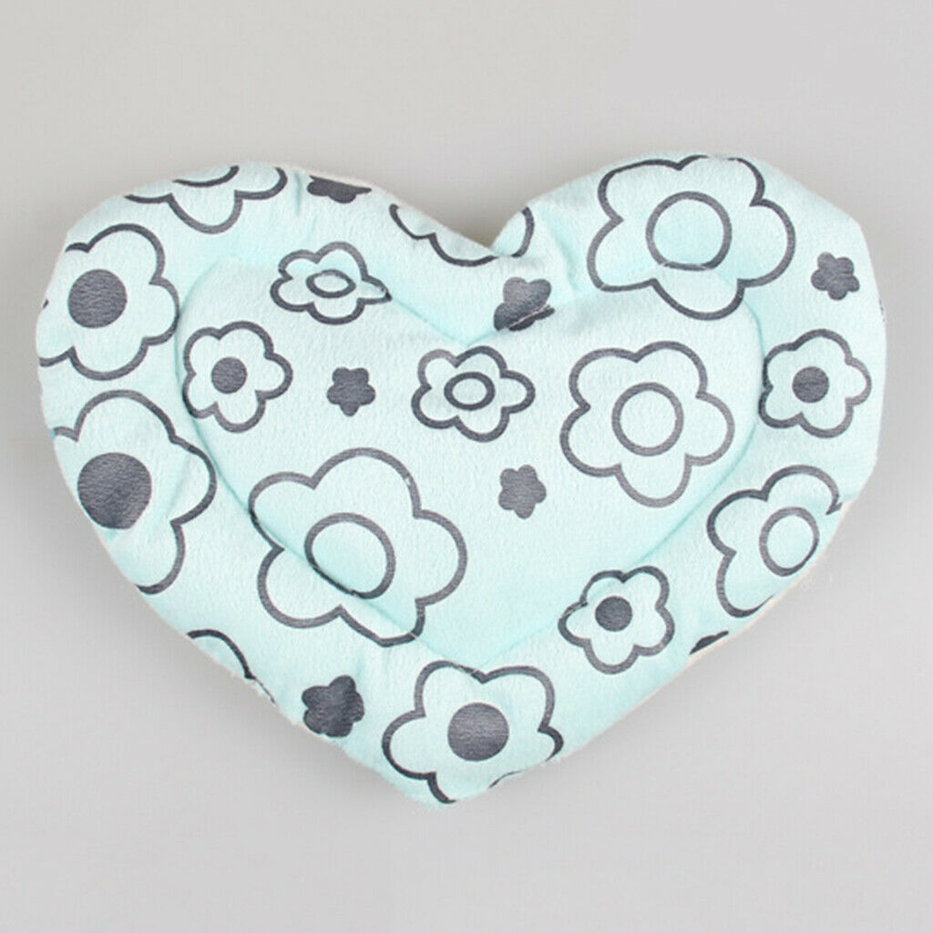 2Pcs Fashion Pet Multifunction Warm House Kennel Sleep Bed Heart Shape Mat