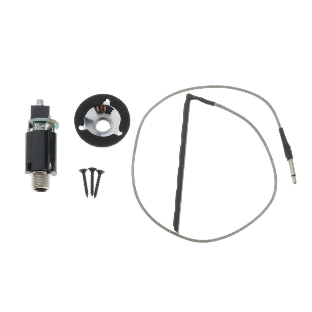 Plastic Acoustic Guitar Tail Nail Pickup Transducer Musical Replacements
