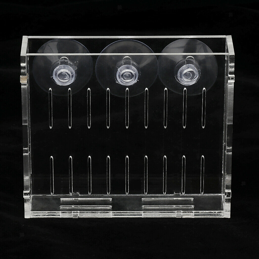 Acrylic Wall Suction Vase Transparent Plant Holder Vase Aquascaping Accs
