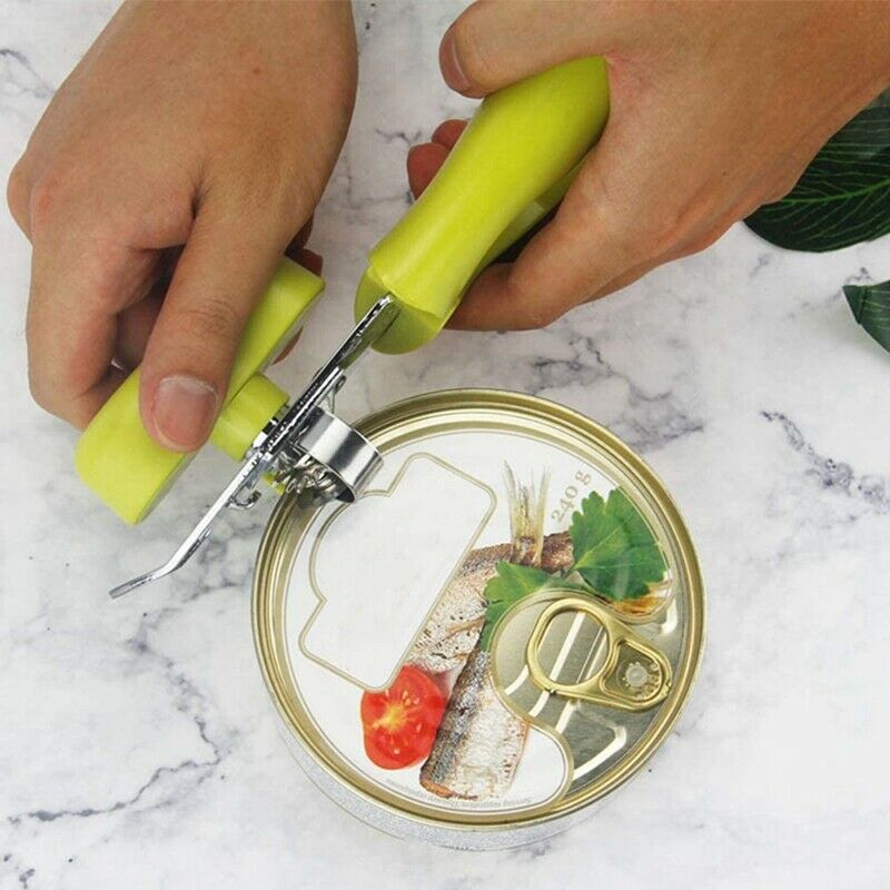 Manual Can Opener, Stainless Steel 8Inch Handheld Multifunction Can Openers D4T7