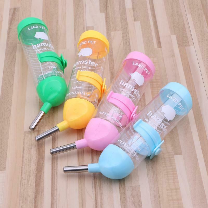 125ml Pet Dog Bird Hamster Hanging Bottle Auto Feeder Rabbit Water Dispenser Hot