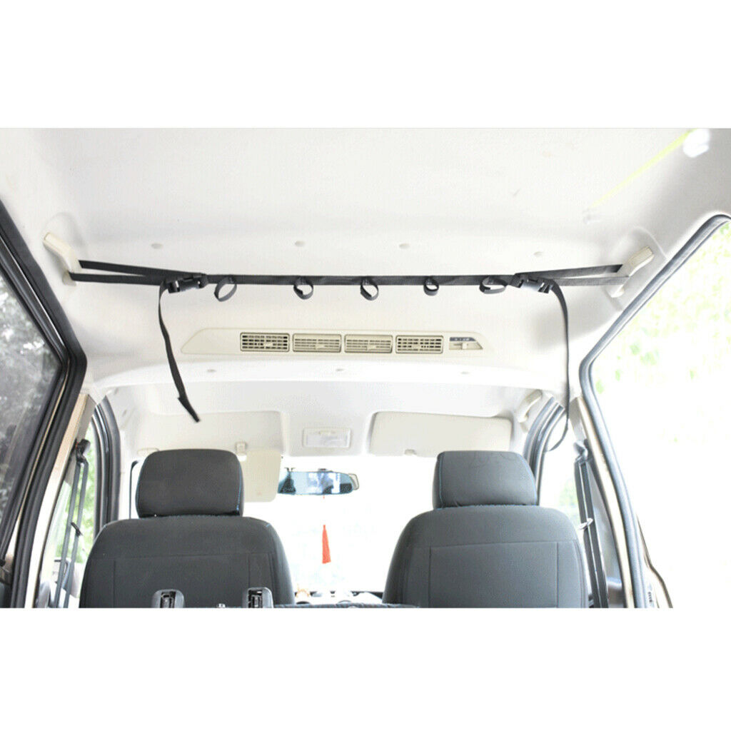 Fishing Rod Holder with Tie Automobile Pole Rack Ceiling Racks for SUVs