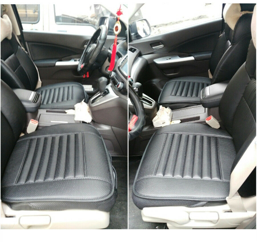 Bamboo Charcoal PU Leather Car Seat Cover Cushion Full Surrounded Breathable Mat