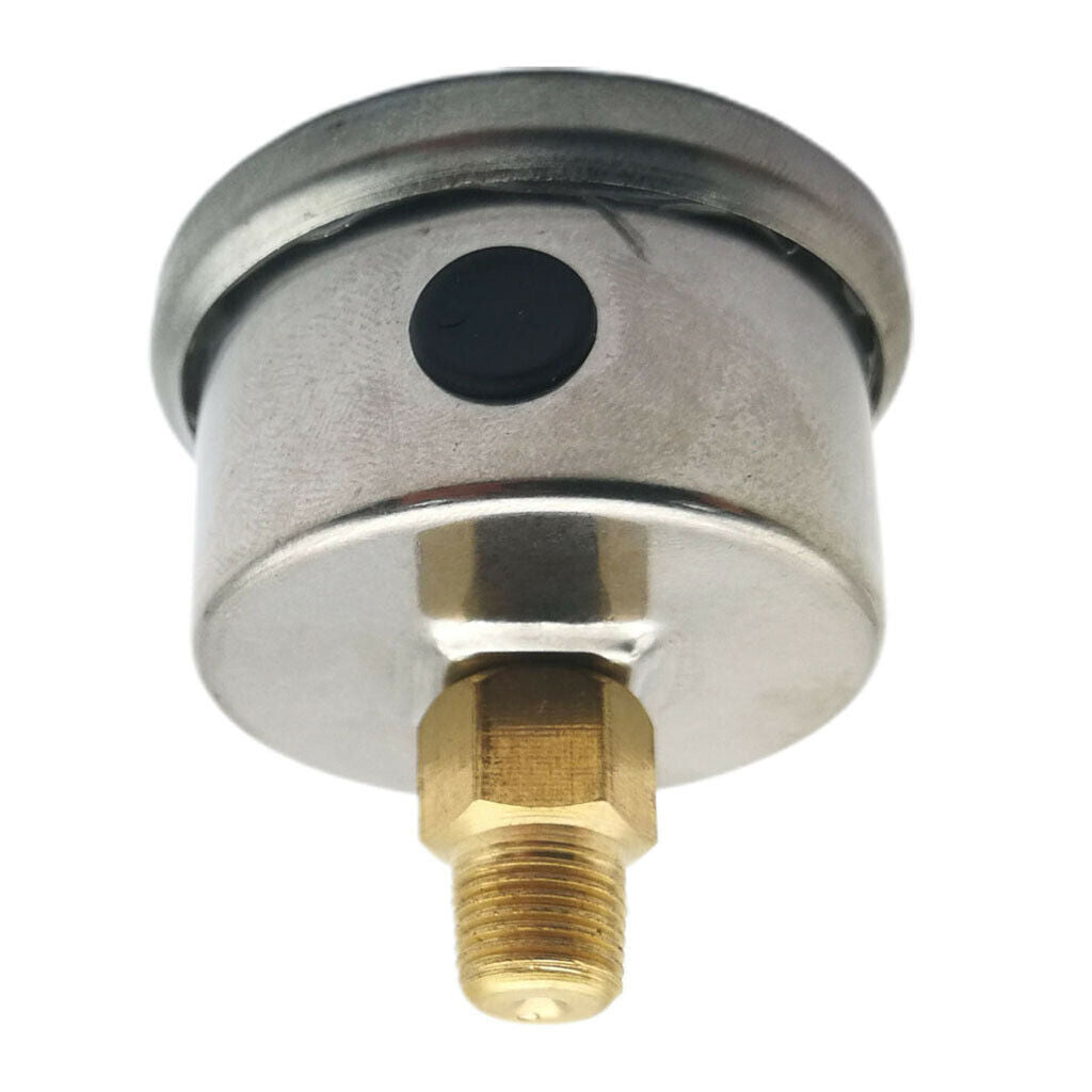 Fuel Pressure Regulator Gauge 1/8 "NPT White Back 0-160 BAR /