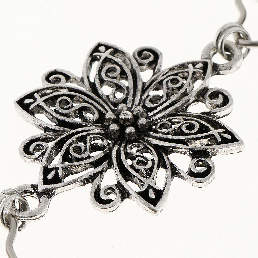 Lady Duck-mouth Plated Metal Flower Collar Clip Shawl Cardigan Collar Holder