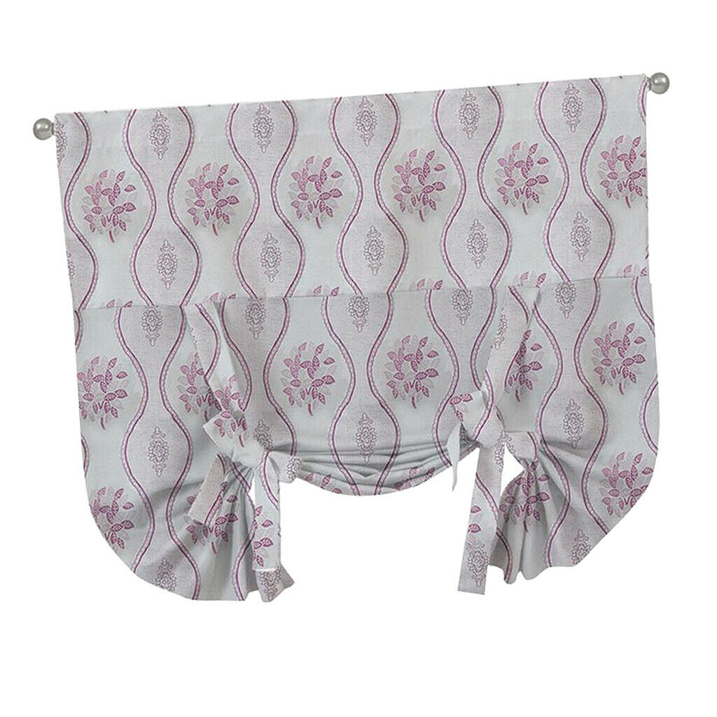 Double-sided Jacquard Blackout Roman Shades Window Curtains 2