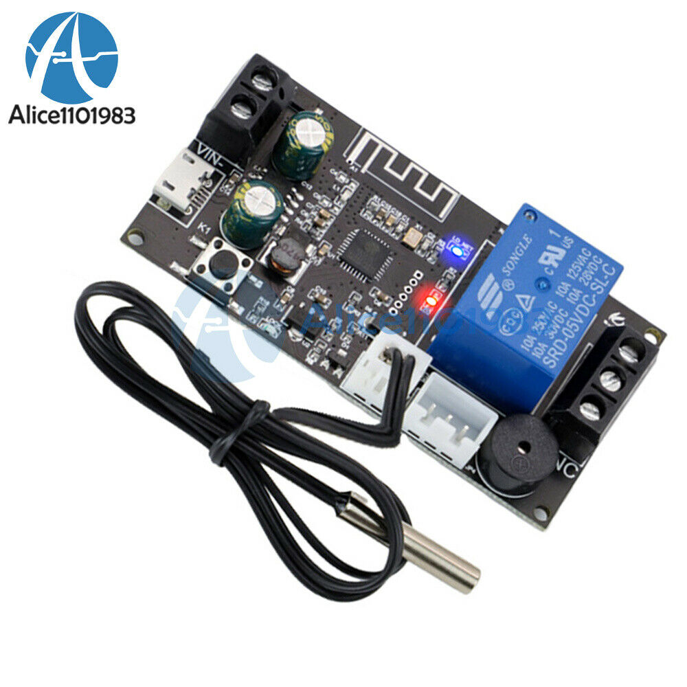 High Precision Remote WIFI Thermostat Temperature Controller Module DC6-30V New