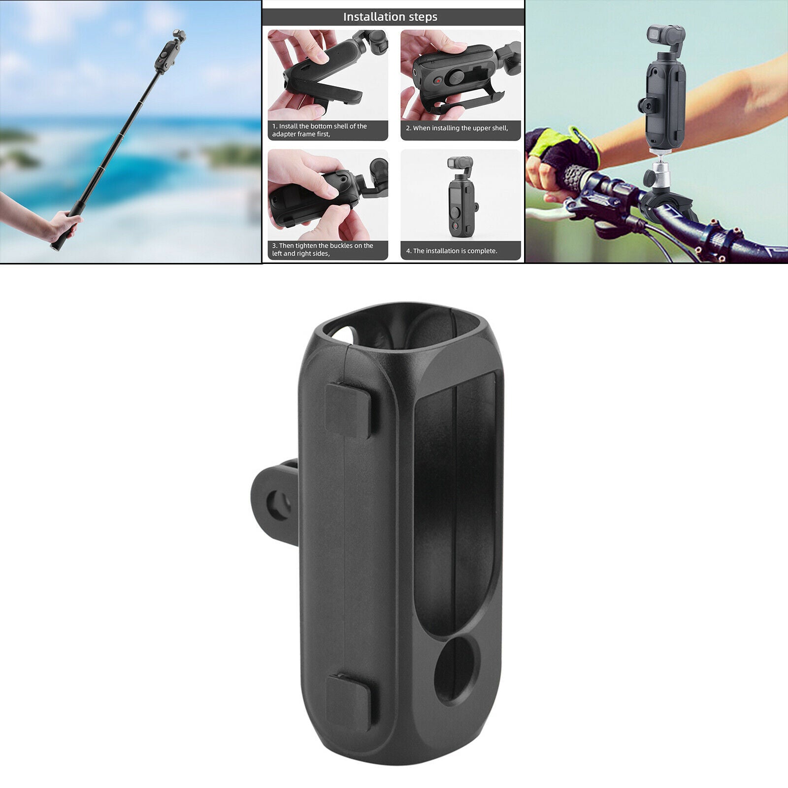 Waterproof Fixed Frame Bracket for FIMI PALM 2 Camera Mobile Phones Riding