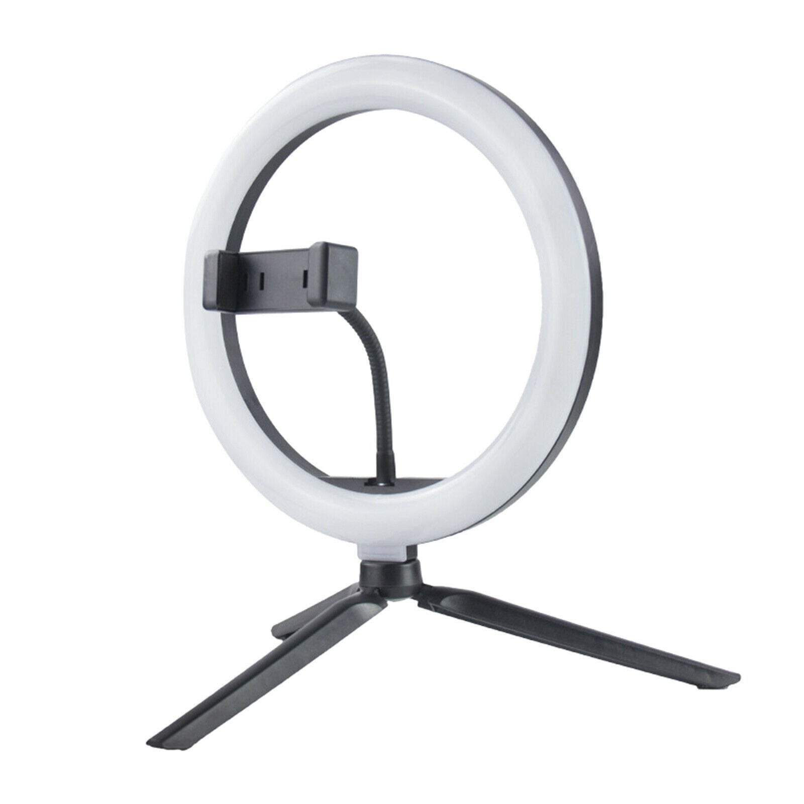 10inch Dimmable LED Ring Light with Tripod Stand & Phone Holder Desktop Kit