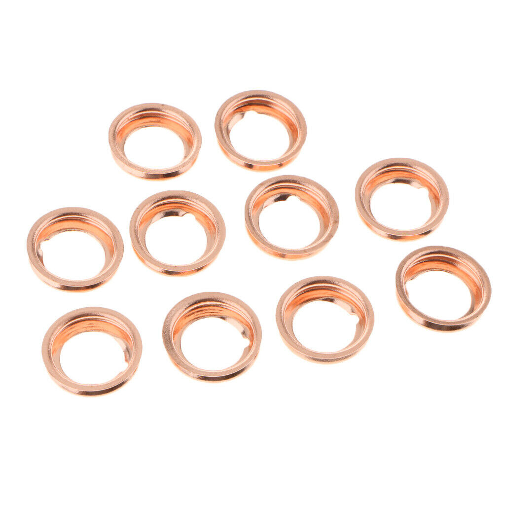 10pcs Oil Drain Plug Gasket Crush Washer Screw Gasket Repair Parts OEM