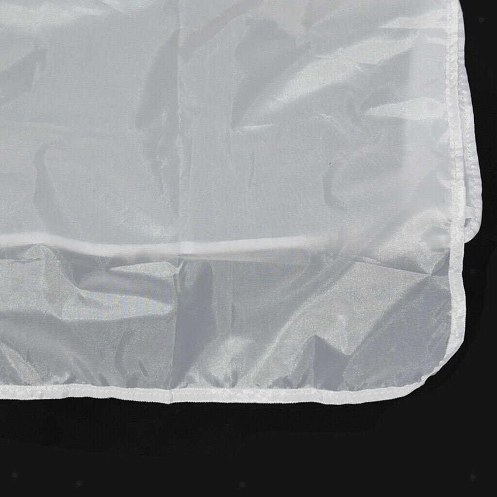 4X Plastic Cover For Back of Chair In Hairdressing Hair Salons 48x43cm White