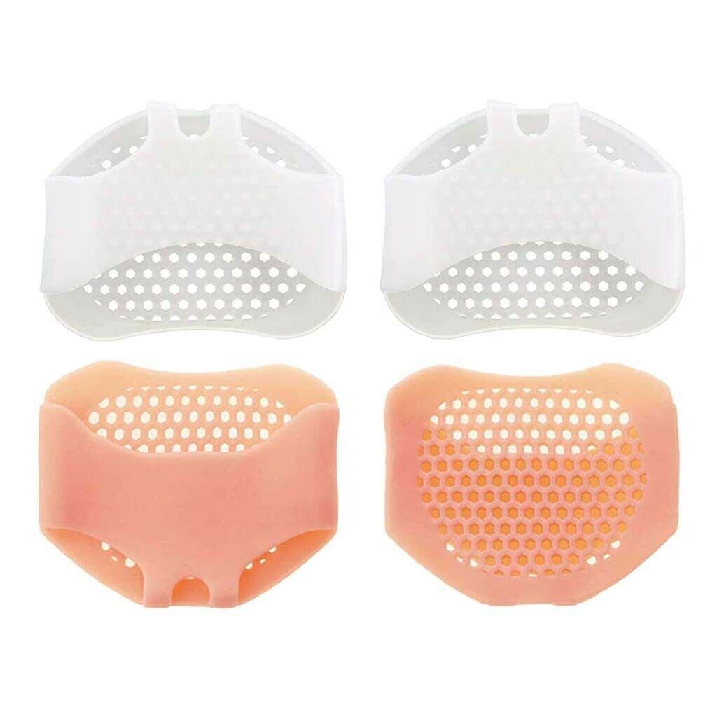 10 Pairs Honeycomb Ball of Foot Pads Reusable Metatarsal Pads for Foot Pain