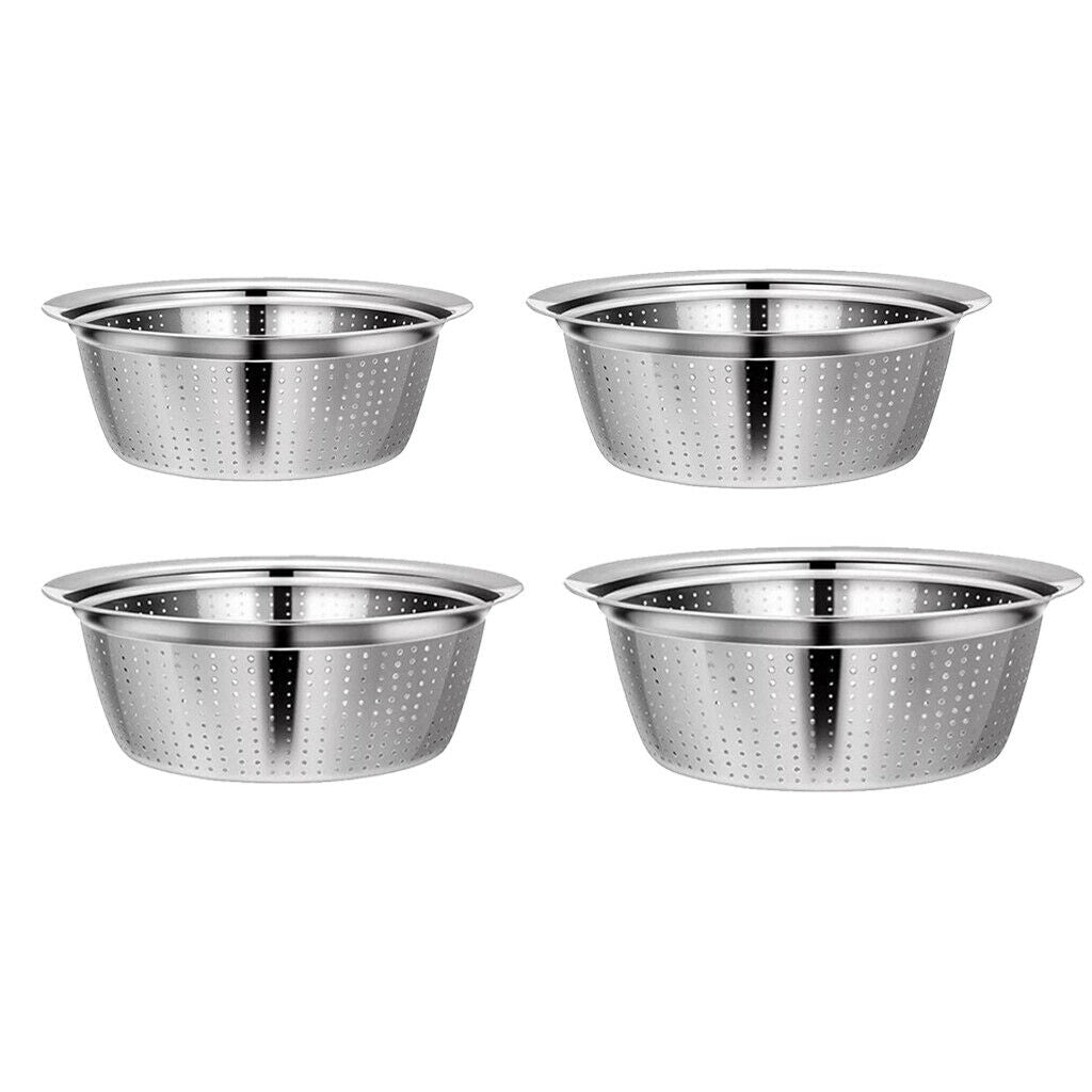 Large Pasta Vegetable Strainer Colander Kitchen Rice Sifter Sieve 24cm