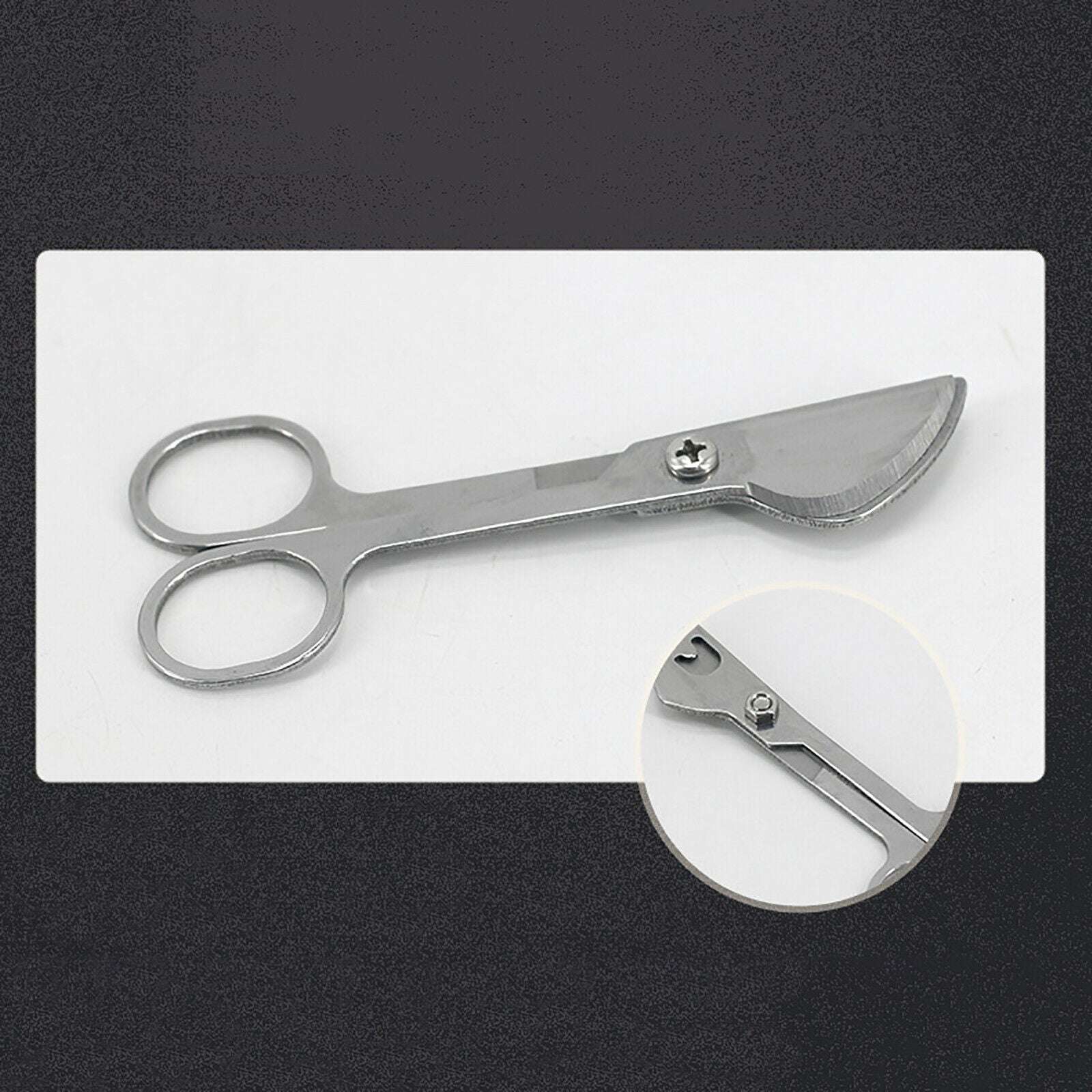 Stainless Steel Scissors Cattle Cow Frozen Semen Tube Scissors Cutter Tool Part