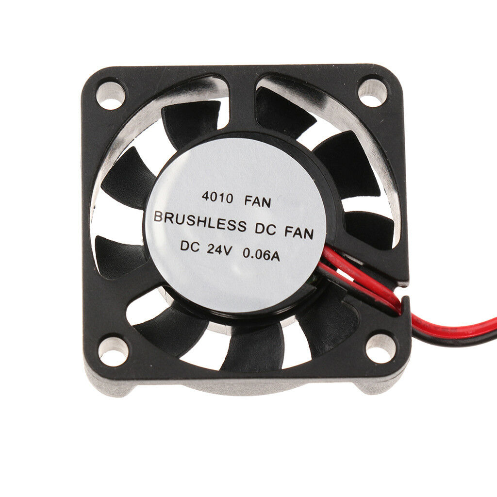 10pcs Cooler PC Case Fan 4cm 24V Cooler Ultra Quiet DC Brushless Cooling Fan