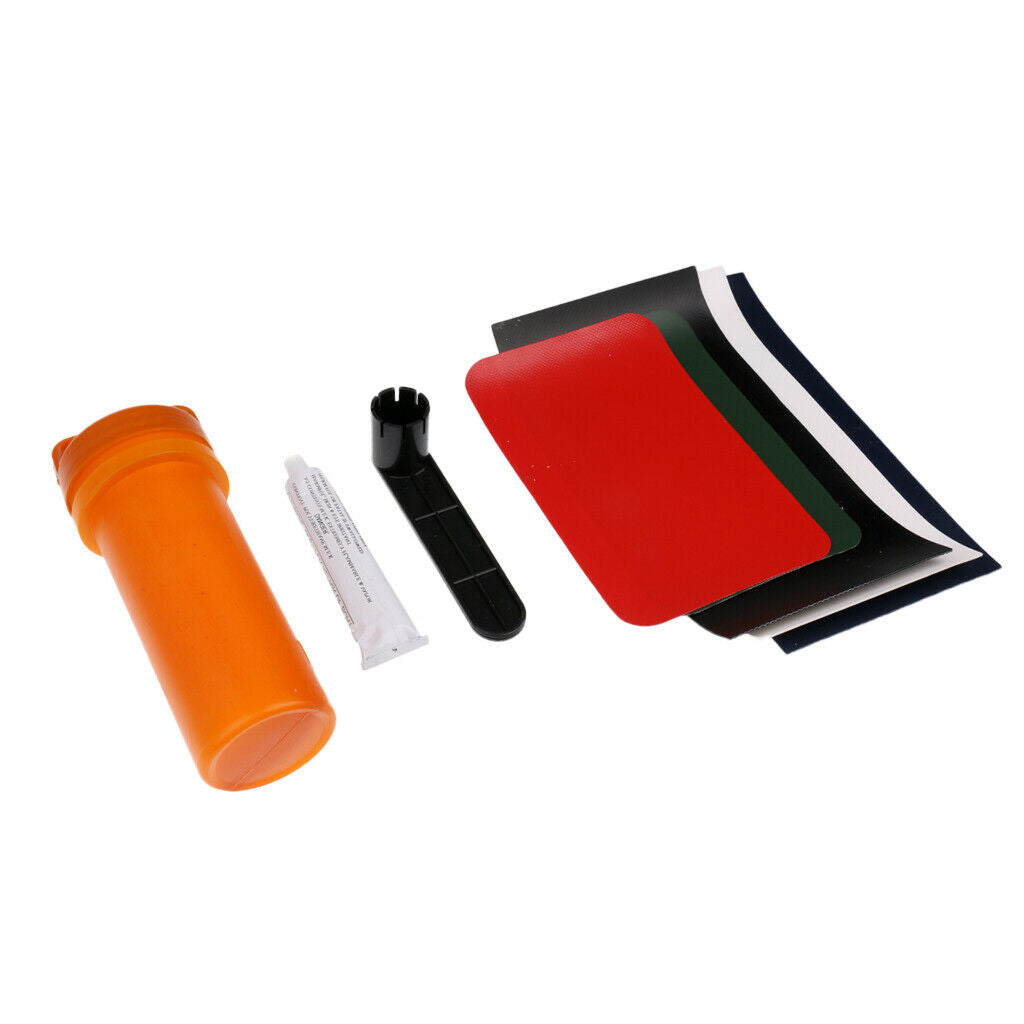 8pcs Boat PVC Repair Patch Portable Repairing Kit Valve Patches Maintain Glue