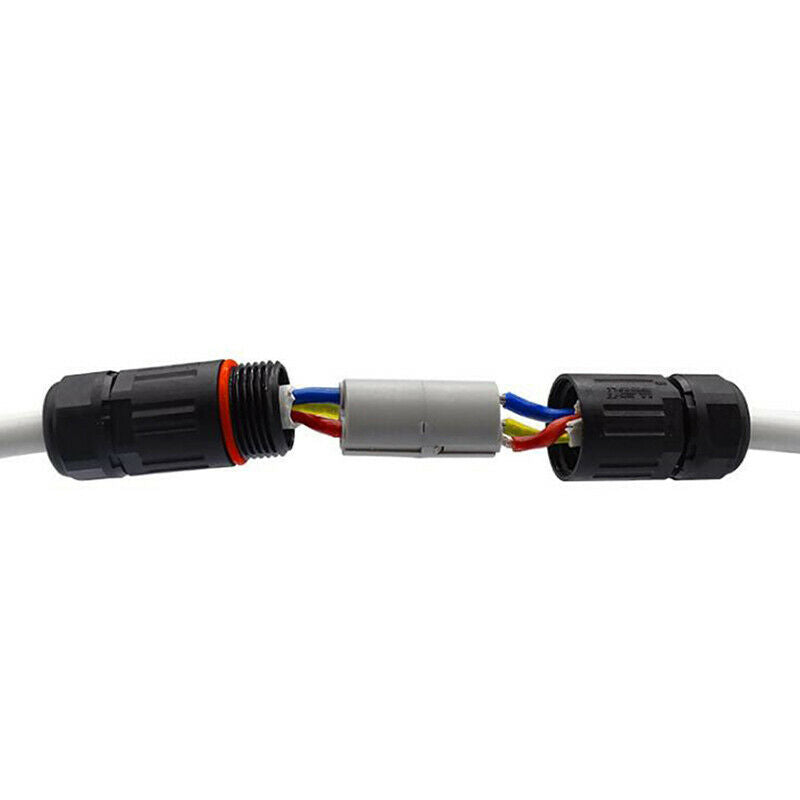 IP68 Industrial Electrical Waterproof Wire cable Connector Outdoor Plug Sock LS