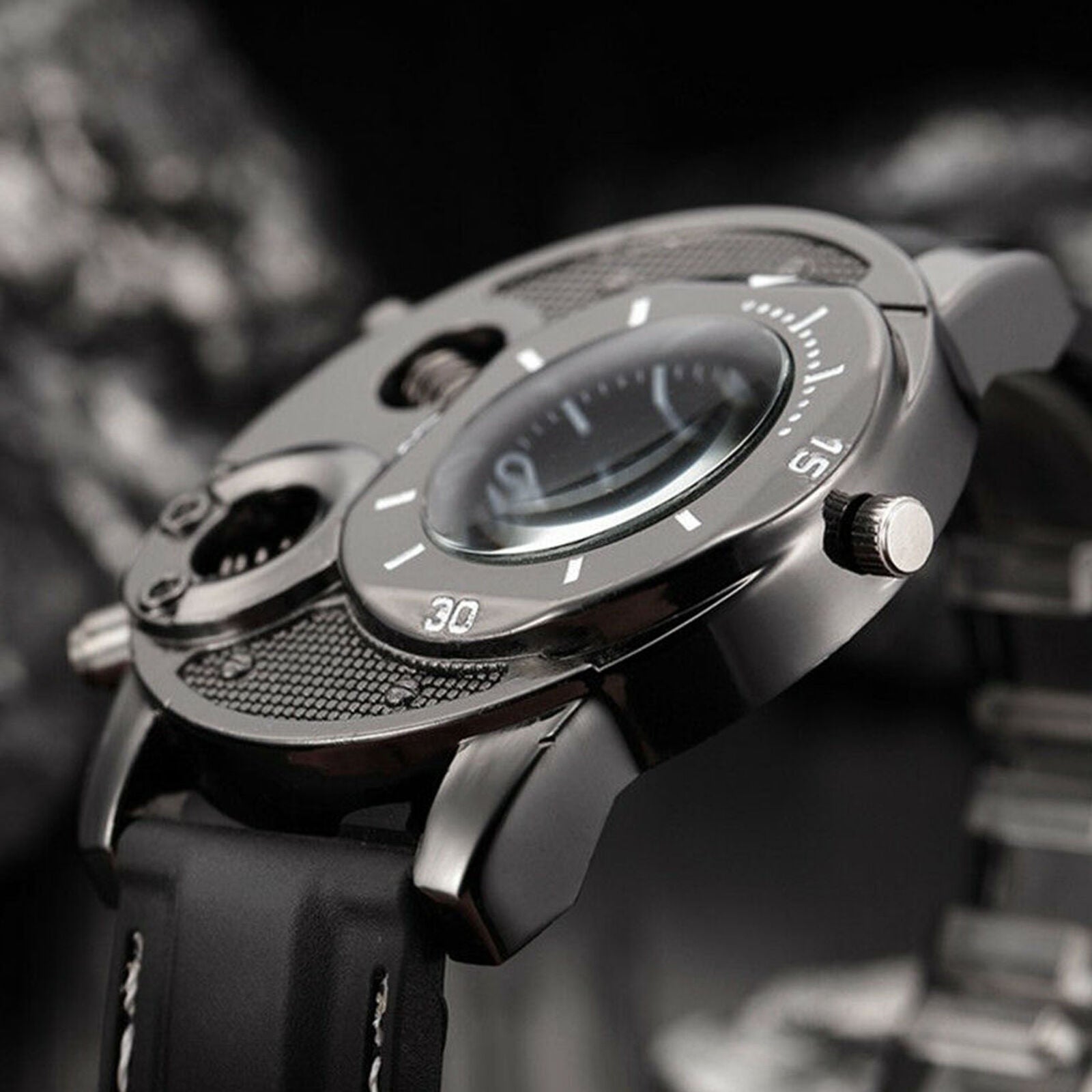 Men's Watch Luxury Stainless Steel Analog Quartz Sport Wrist Watches