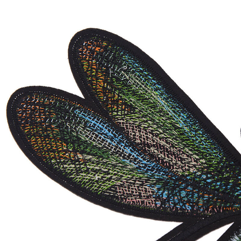 Dragonfly Embroidery Sew On Iron On Patches Badge Clothes Bag Fabric Applique