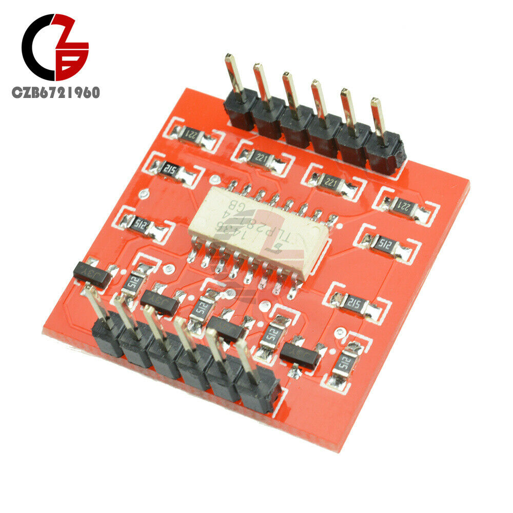 5 PCS 4-Channel Opto-isolator IC Module High and Low level Expansion Board