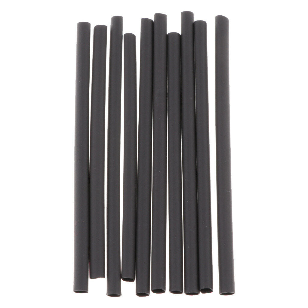 10 Pieces Shrink Tube Hose Wrap Cable 3.5 Mm Black