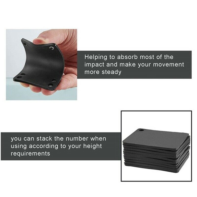 30 Pcs 3 mm Skateboard Riser Shock Pads Longboard Rise Pads Skateboard ShockU2W8