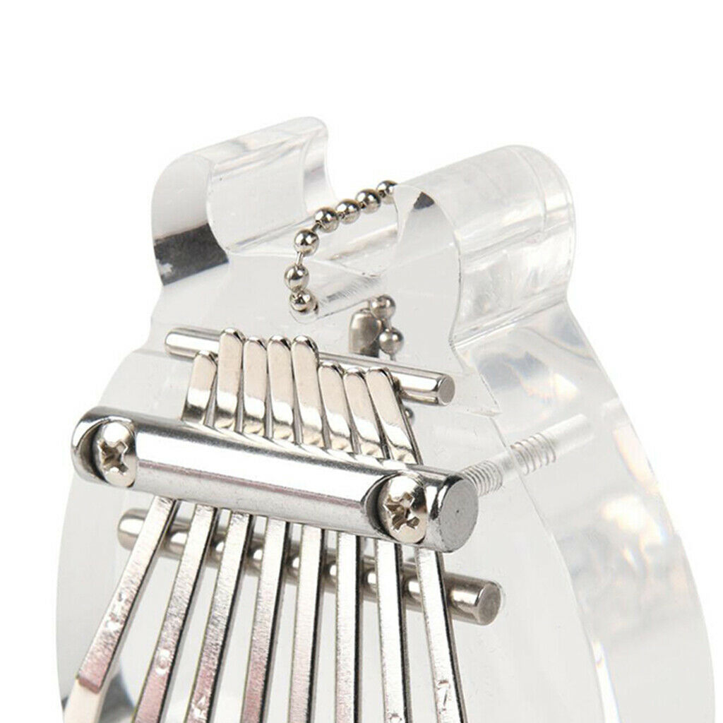 Transparent 8-Key Kalimba Mini Thumb Piano with Gift Box