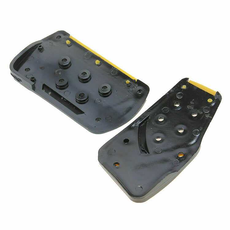 Yellow Universal Automatic Car Foot Pedal Pad Accelerator & Brake Non-slip Cover