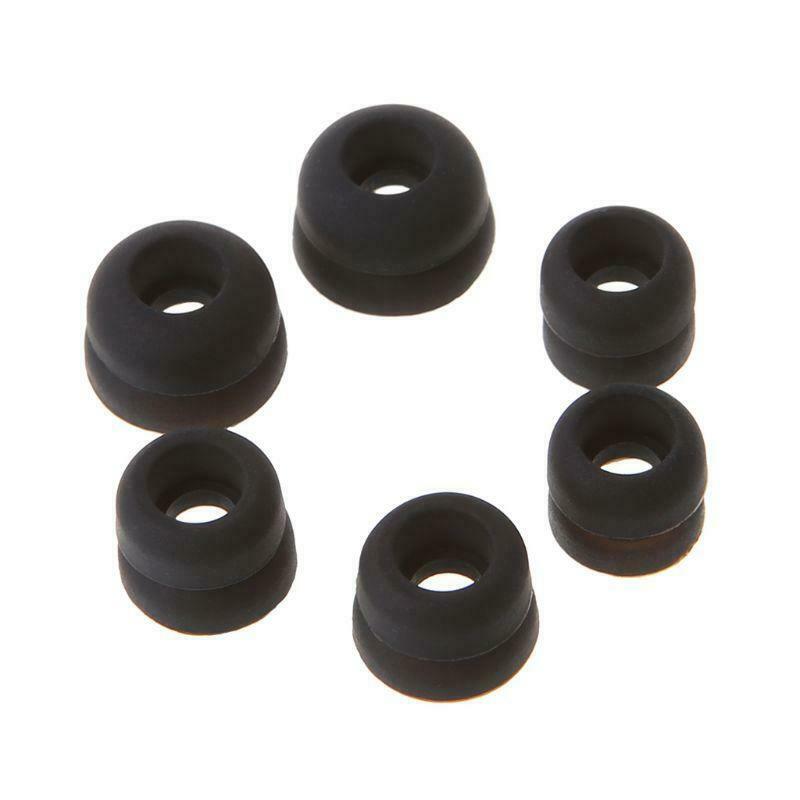 3 Pairs Earphone Tips In Ear Earbuds Case Soft Silicone Ear caps Replacement for