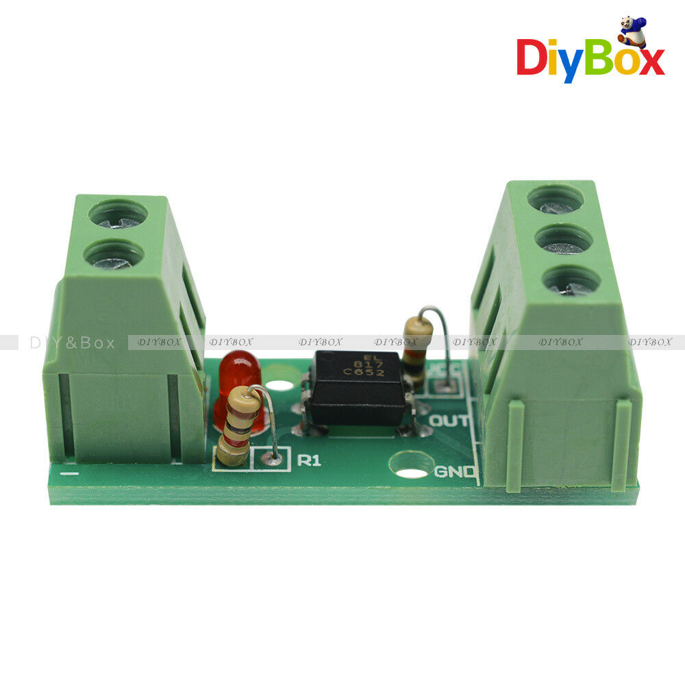 1 Channel Optocoupler Isolation Module Input 12V 80KHz No Din Rail Holder PLC