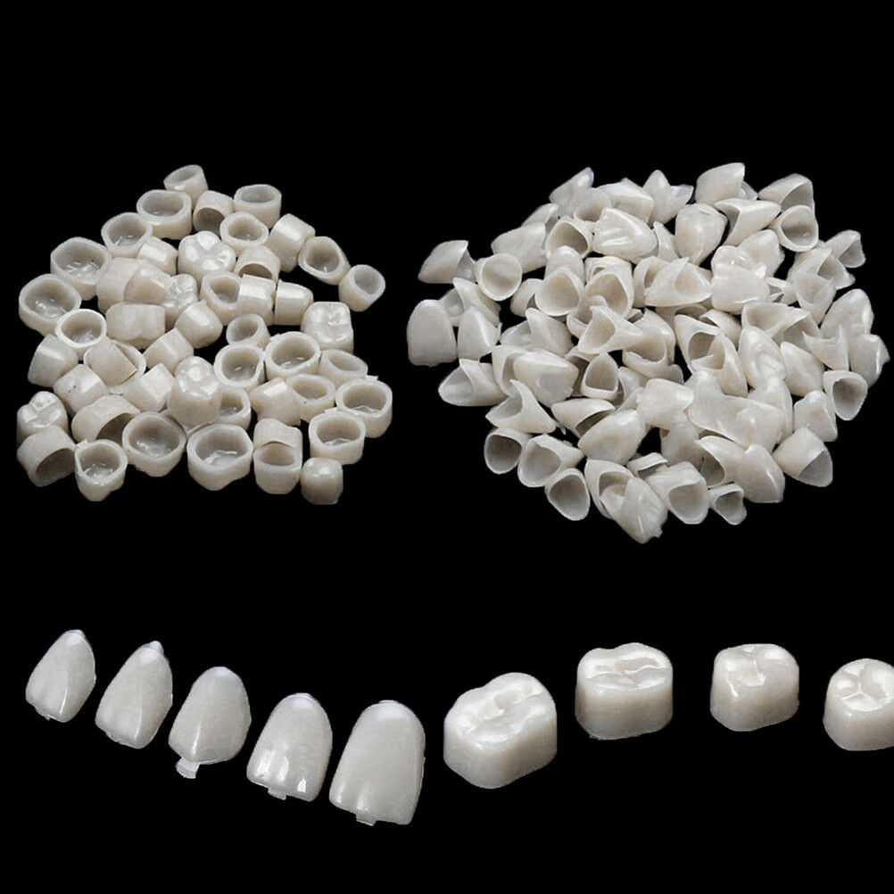 2 Packs Dental Temporary Crown Material For Anterior + Molar Teeth Veneers W XC