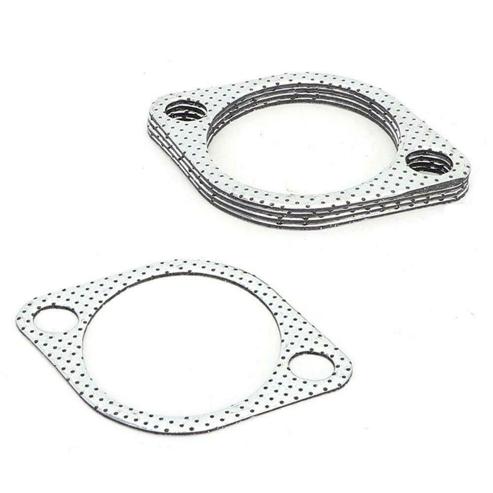 5Pcs  3in Ceramic Exhaust Pipe Metal Gasket with Reinforced Ring 76mm Downpipe