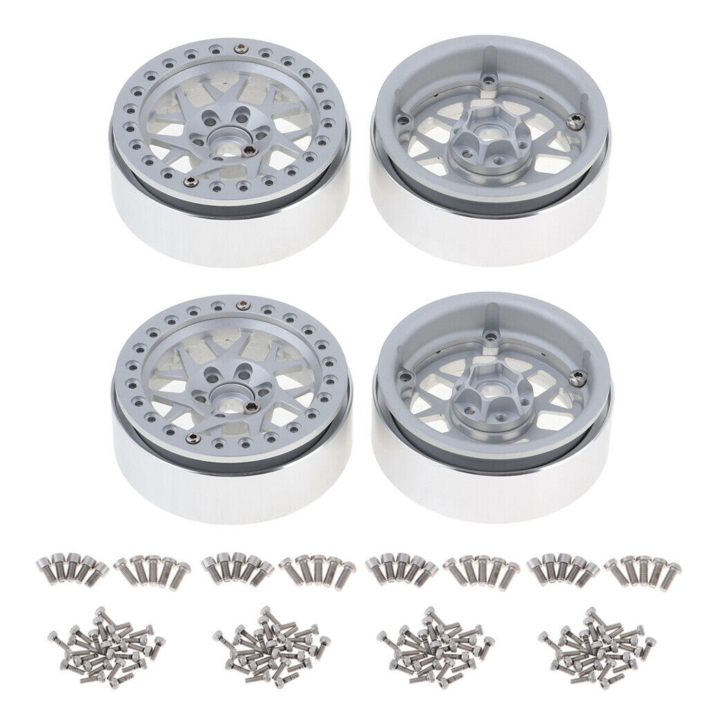 1/10 Scale 2.2 '' Beadlock Rim Rim Parts 4X for Redcat HSP RC4WD RC Car # 1