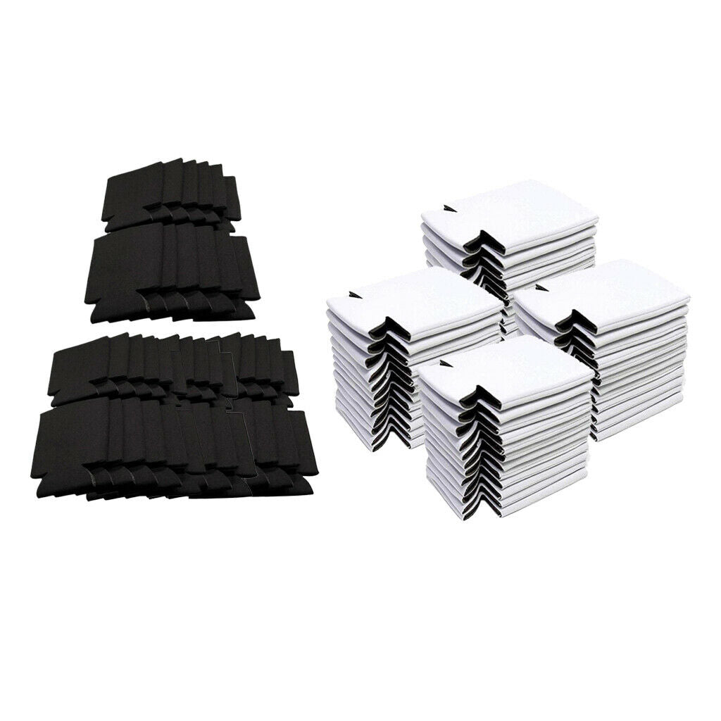 80x Cup Sleeve Beer Can Drink Holder Home Wedding Party Christmas Supplies