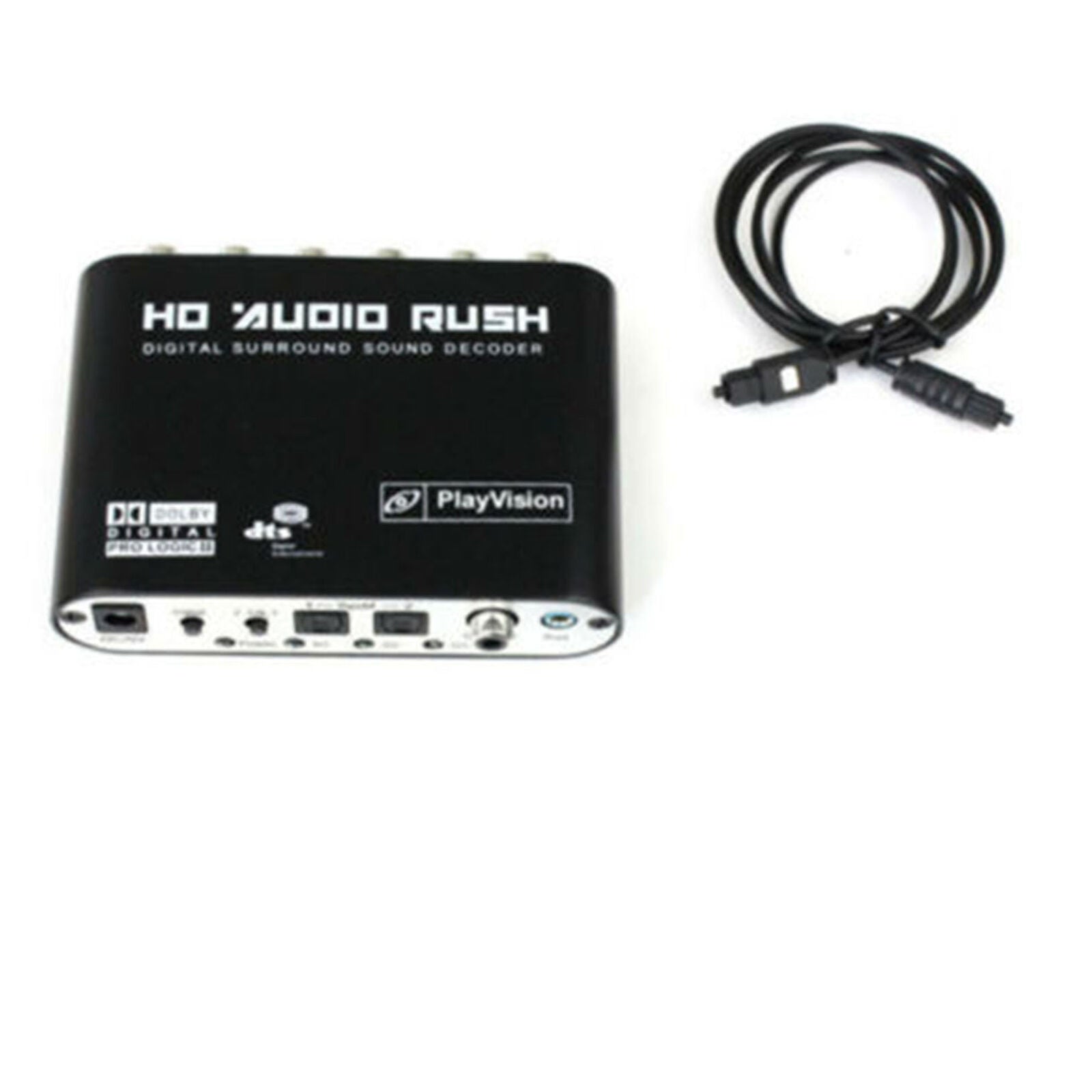 Audio 5.1CH AC3 DTS Digital Sound Decoder Optical SPDIF Coaxial to 6RCA w/Cable