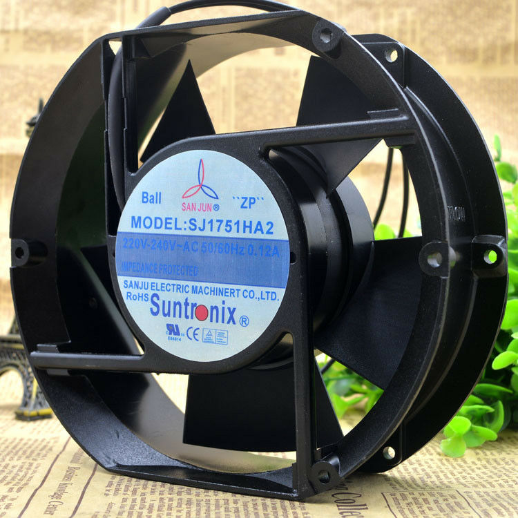 For SANJUN Full metal axial flow fan SJ1755HA2 220V 3months warranty