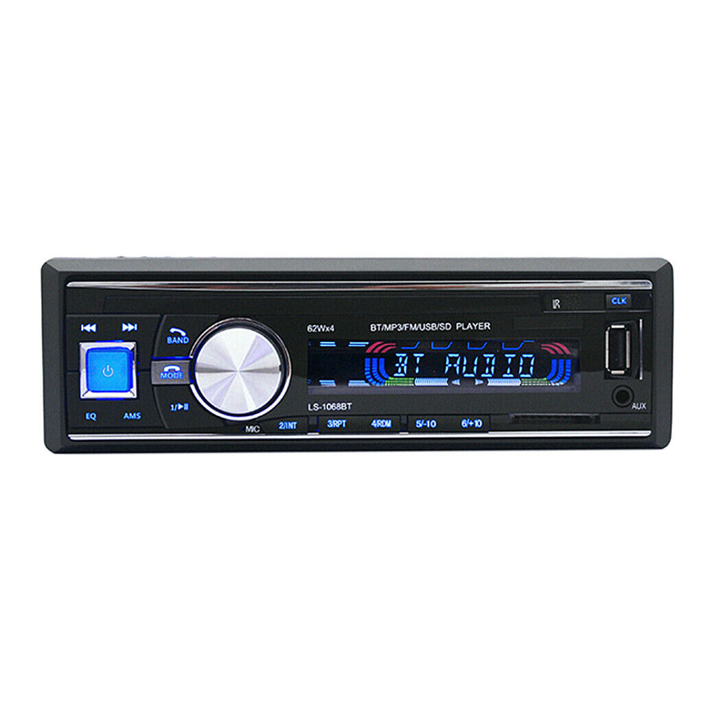 12V Car Stereo FM Radio MP3/MP4/MP5 Player Bluetooth Hands-free USB/SD