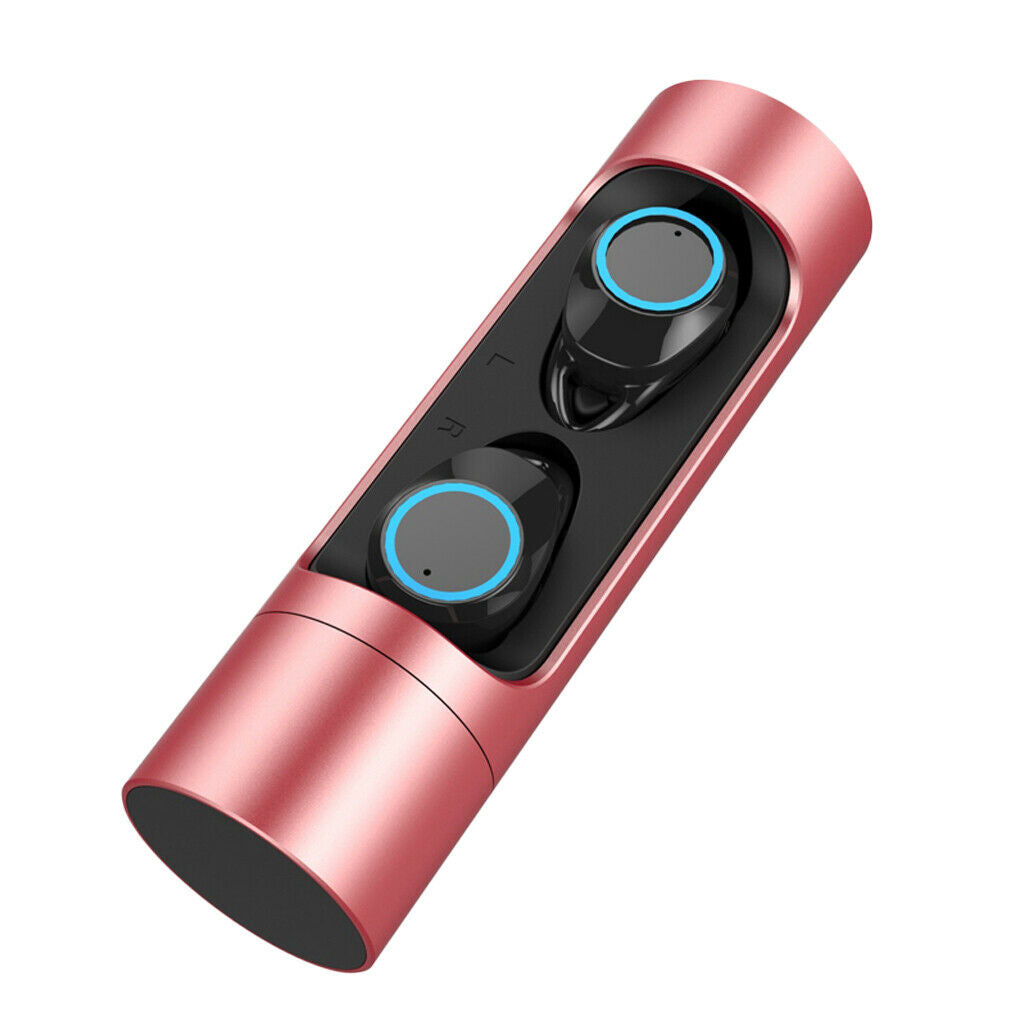Waterproof X8 Touch Control Bluetooth 5.0 mini Wireless headphones Red