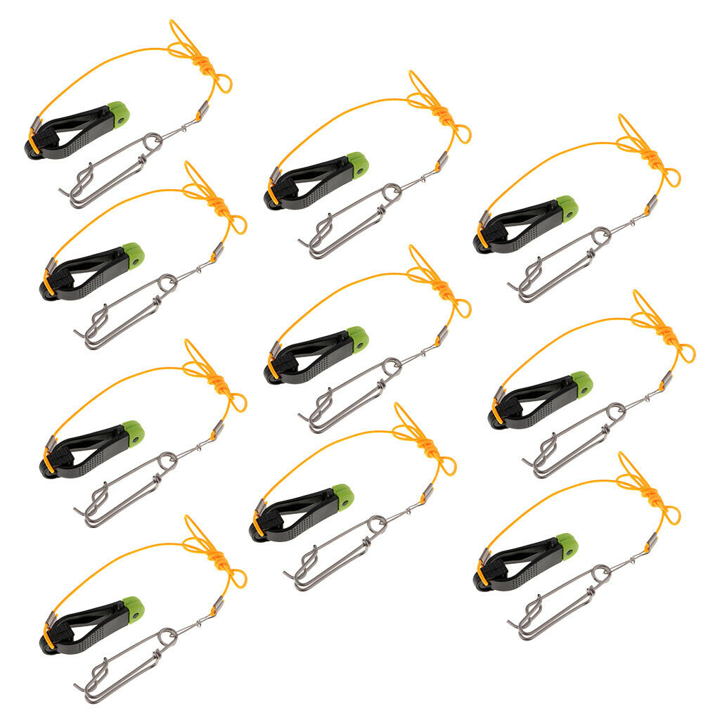 10X Power Grip Snap Release Clip with Leader for Offshore Boat Sea Fishing